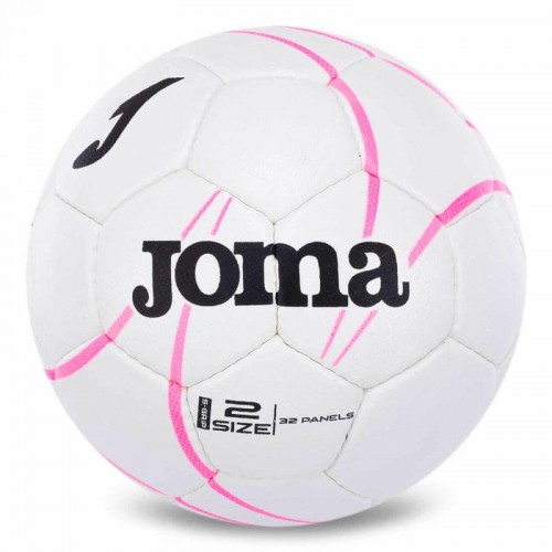 М"яч гандбольний Joma S-Grips№2, білий-рожевий, код: 401647-218