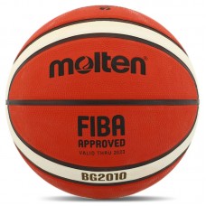 М"яч баскетбольний гумовий Molten №7, коричневий, код: B7G2010 М"яч баскетбольний гумовий Molten №7, коричневий, код: B7G2010