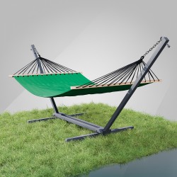Стійка для гамака + Гамак з планкою двомісний WCG Wish XXL 2000х1500 мм, смарагдовий, код: W-5050H08EM-2-IF Стійка для гамака + Гамак з планкою двомісний WCG Wish XXL 2000х1500 мм, смарагдовий, код: W-5050H08EM-2-IF