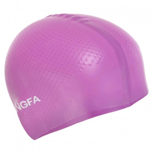 Шапочка для плавання силіконова для дорослих Yingfa фіолетовий, код: C0068_V