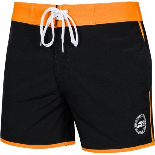 Плавки-шорти для чоловіків Aqua Speed Axel L (46-48) чорний-помаранчевий, код: 5908217671875
