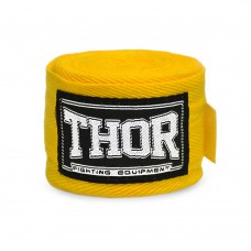 Бинт еластичний Thor 400 см жовтий, код: тисяча п'ятсот п'ятьдесят-вісім (YELLOW) 400 cm.