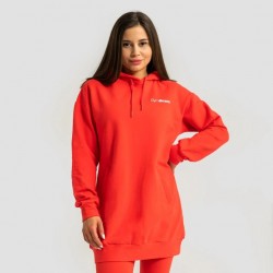 Толстовка жіноча подовжена GymBeam Clothing Limitless S, ярко-червоний, код: 221222-GB