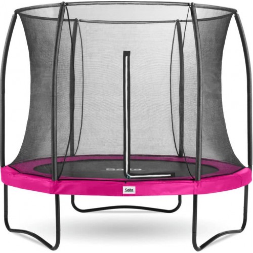 Батут Salta Comfort Edition з внутрішньою сіткою 10 FT 305 см, чорний-рожевий, код: M-6797150-IN