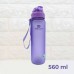 Пляшка для води Casno 560 мл, фіолетова, код: MX-5029_Purple