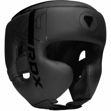 Боксерський шолом RDX F6 Kara Matte Black XL, код: HGR-F6MB-XL