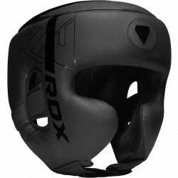 Боксерський шолом RDX F6 Kara Matte Black XL, код: HGR-F6MB-XL