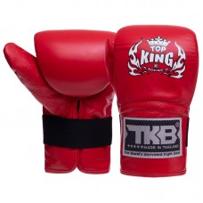 Снарядні рукавички Top King шкіряні XL, червоний, код: TKBMP-CT_XL_R-S52