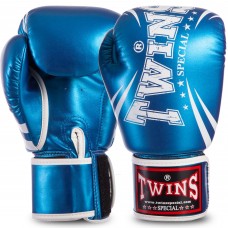 Рукавички боксерські Twins 16 унцій, синій металик, код: FBGVSD3-TW6_16BLM