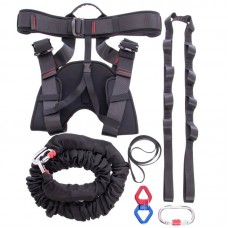 Тренажер для банджі фітнес FitGo Bungee чорний, код: FI-6900-S52