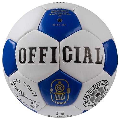 М"яч футбольний PlayGame Official Grippy №5, синьо-білий, код: R161-OF-WS М"яч футбольний PlayGame Official Grippy №5, синьо-білий, код: R161-OF-WS