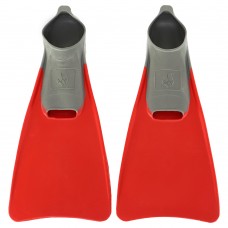 Ласти із закритою п'ятою MadWave розмір 38-39, червоний-сірий, код: M074605405W Ласти із закритою п'ятою MadWave розмір 38-39, червоний-сірий, код: M074605405W