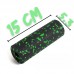 Масажний ролик (роллер) гладкий PowerPlay Mini EPP Foam Roller 150x53 мм, чорний-зелений, код: PP_4346_Green_(15x5)