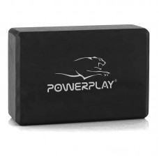 Блок для йоги PowerPlay Yoga Brick EVA чорний, код: PP_4006_Black
