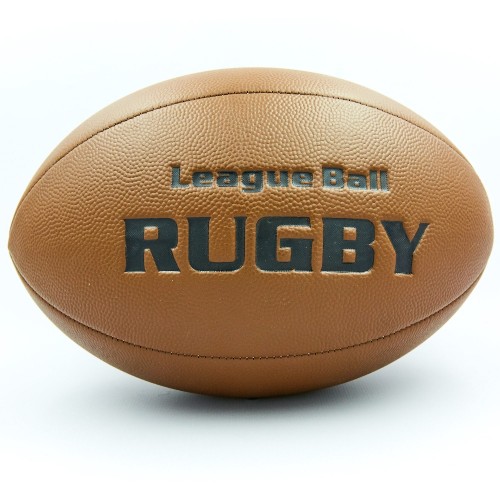 М"яч для регбі PlayGame Rugby Liga ball №9 коричневий, код: RG-0392-S52