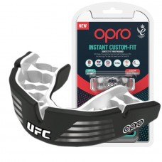 Капа Opro Instant Custom-Fit UFC доросла (вік 11+)  Silver/Black, код: Instan_Silver/Black