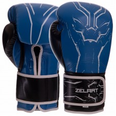 Рукавички боксерські Zelart 10 унцій, синій, код: BO-2889_10_BL-S52