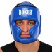 Шолом боксерський з повним захистом шкірозамінник Boxer New M, синій, код: 2036-N_MBL