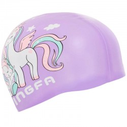 Шапочка для плавання дитяча Yingfa фіолетовий, код: K0012_V Шапочка для плавання дитяча Yingfa фіолетовий, код: K0012_V