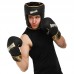 Шолом боксерський відкритий Hard Touch S, чорний-золотий, код: BO-4440_SBKGO