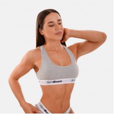 Cпортивний бюстгальтер GymBeam Bralette Grey XXL, сірий, код: 219136-GB