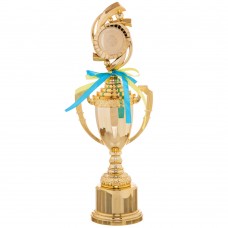 Кубок спортивний з ручками та кришкою PlayGame Chic висота 39см, золотий, код: C-8972C-S52