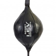 Груша боксерська на розтяжках Lev 300x160 мм, чорний, код: LV-1858_BK