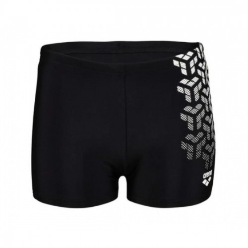 Плавки-боксери для хлопців Arena Kikko V Swim Short Graphic зріст 116 см, 6-7 років, чорний-білий, код: 3468337061250