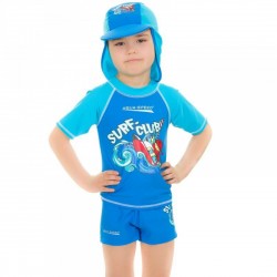 Футболка сонцезахисний для хлопців Aqua Speed Surf-Club T-Shirt 2019, зріст 104см, 4-5 років, синій-блакитний, код: 5908217620194