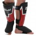 Захист гомілки та стопи для єдиноборств Fairtex, розмір M, чорний-червоний, код: BO-9486_MBKR Захист гомілки та стопи для єдиноборств Fairtex, розмір M, чорний-червоний, код: BO-9486_MBKR