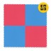 Мат-пазл (ласточкин хвіст) 4Fizjo Mat Puzzle EVA 1000x1000x40 мм, синій-червоний, код: P-5907739310668