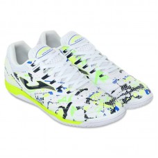 Взуття для футзалу чоловіче Joma Maxima 40-EUR/39-UKR, білий-салатовий, код: MAXS2432IN_39WLG Взуття для футзалу чоловіче Joma Maxima 40-EUR/39-UKR, білий-салатовий, код: MAXS2432IN_39WLG
