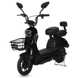 Електроскутер Profi Izumi 350W з кошиком, чорний, код: 6903317779383