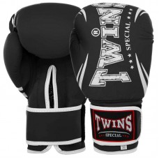 Боксерські рукавиці Twins PVC 12 унцій, чорний, код: BGVL-10_12BK Боксерські рукавиці Twins PVC 12 унцій, чорний, код: BGVL-10_12BK