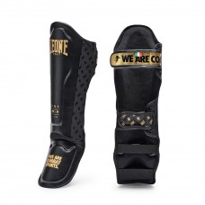 Захист гомілки Leone DNA Rex Leather L, чорний, код: 500217-RX