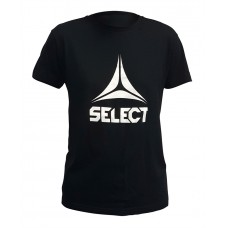 Футболка чоловіча Select T-shirt Basic With Big Select Logo XXL, чорний, код: 5703543251377