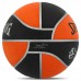 М"яч баскетбольний гумовий Spalding Euro Turk №7, чорний-помаранчевий, код: 84506Z