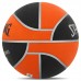 М"яч баскетбольний гумовий Spalding Euro Turk №7, чорний-помаранчевий, код: 84506Z