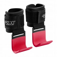 Гачки для перекладини та тяги 4FIZJO Hooks Black/Red, код: P-5907739314789