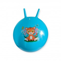 М"яч дитячий стрибун з ріжками SNS 3-D50 500мм, синій, код: 18203-SNS