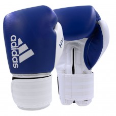 Боксерські рукавички Adidas Hybrid 200, 10oz, синій-білий, код: 15581-538
