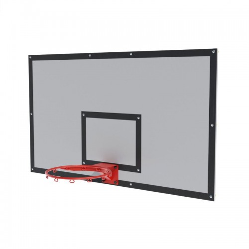 Баскетбольний щит металічний PlayGame 900x1200 мм з кільцем, код: БКМ-120