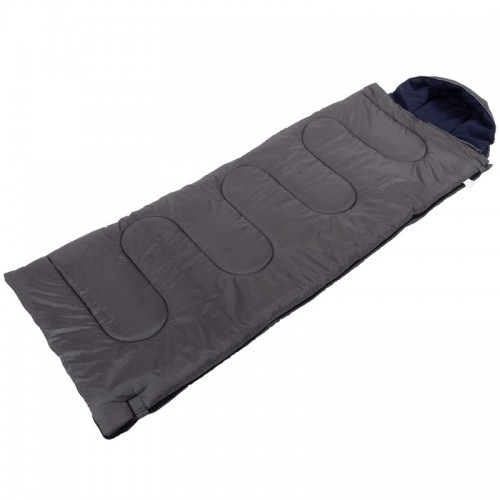 Спальний мішок ковдра Camping з капюшоном сірий код: SY-4733-L_GR