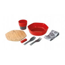 Набір туристичного посуду Robens Leaf Meal Kit Fire Red (690276), код: 929209-SVA