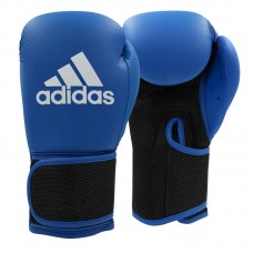 Боксерські рукавички Adidas Hybrid 25, 6oz, синій-чорний, код: 15625-853