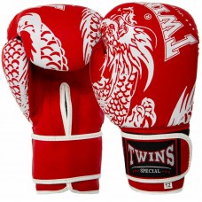 Боксерські рукавиці Twins PVC 12 унцій, червоний, код: FBGV-S3_12R