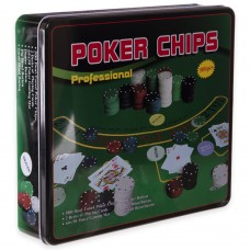 Покерний набір в металевій коробці PlayGame 500 фішок, код: IG-3006-S52