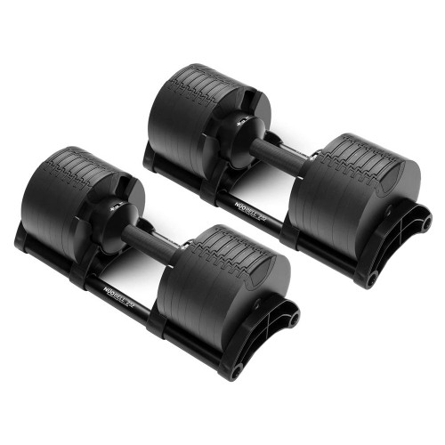 Гантелі набірні NUO Nuobell All Black 2x2-32 кг, код: NB232BLA Гантелі набірні NUO Nuobell All Black 2x2-32 кг, код: NB232BLA