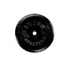 Диск InterAtletika чорний 5 кг, код: ST520.4B