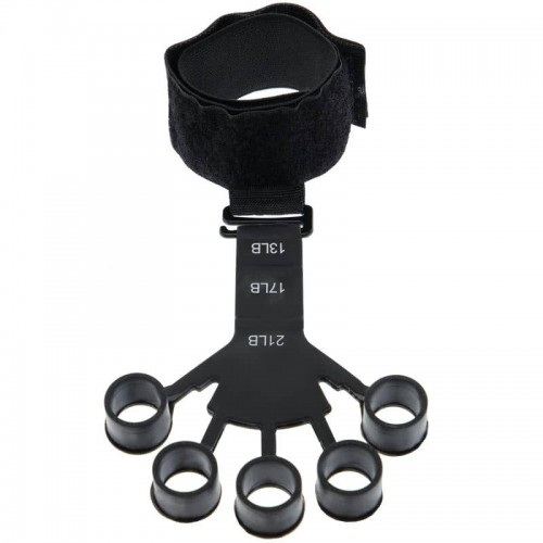 Еспандер-тренажер для пальців силіконовий FitGo 13-21LB, чорний, код: FI-9672_BK Еспандер-тренажер для пальців силіконовий FitGo 13-21LB, чорний, код: FI-9672_BK